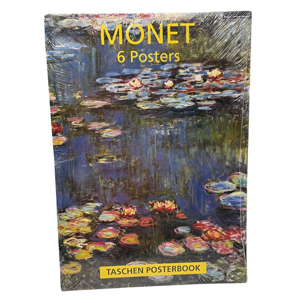 TASCHEN Claude Monet Poster Book 6 Art Prints Sealed Water Lilies 3822893307